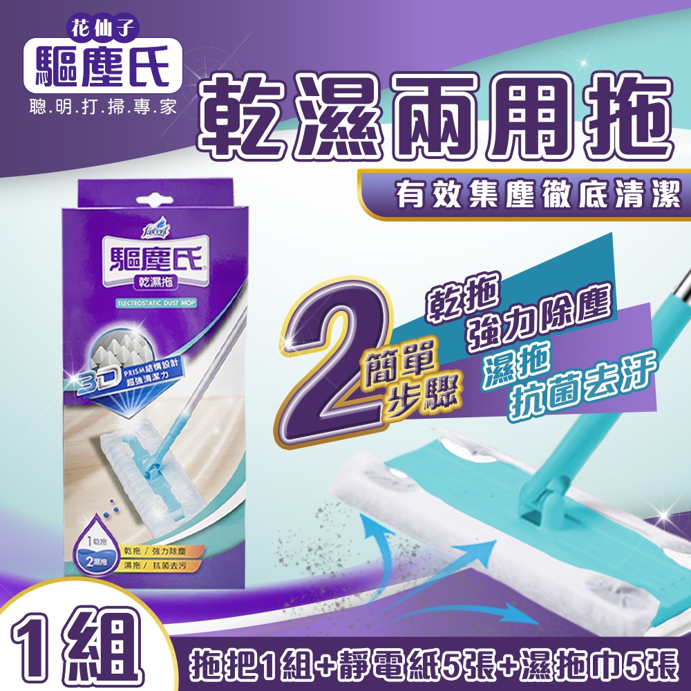 【驅塵氏】乾濕兩用拖