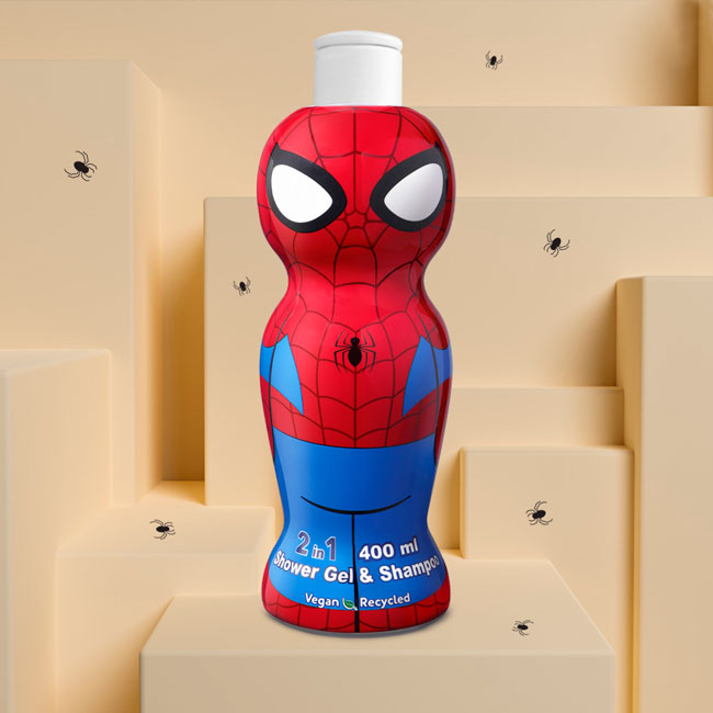 SPIDERMAN 蜘蛛人2合1沐浴洗髮精400ml(萌Q收藏版) - PChome 商店街