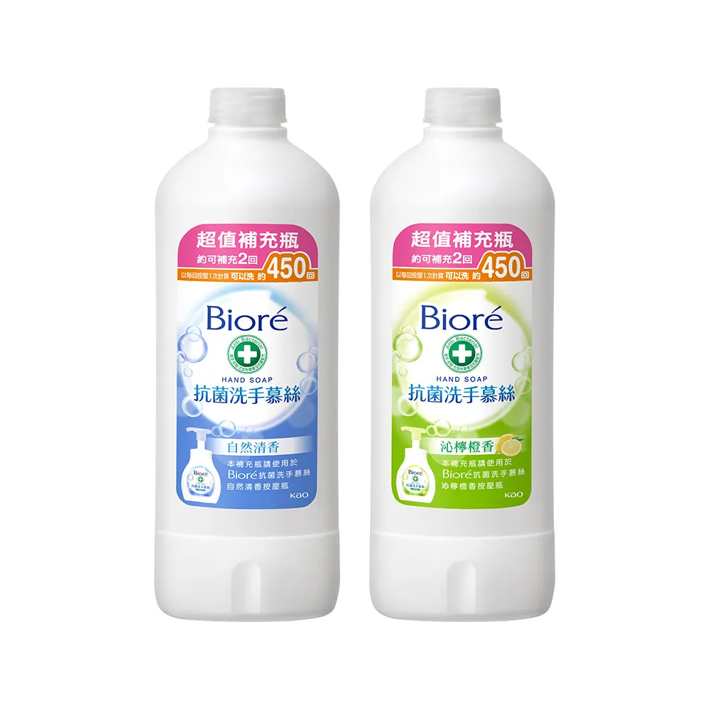 Biore 抗菌洗手慕絲 補充瓶450ml