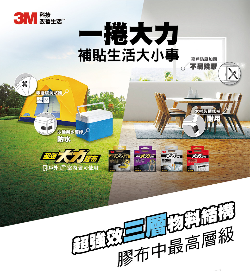 3M 超強大力膠布-強固款(48mmX4.6M) - PChome 商店街