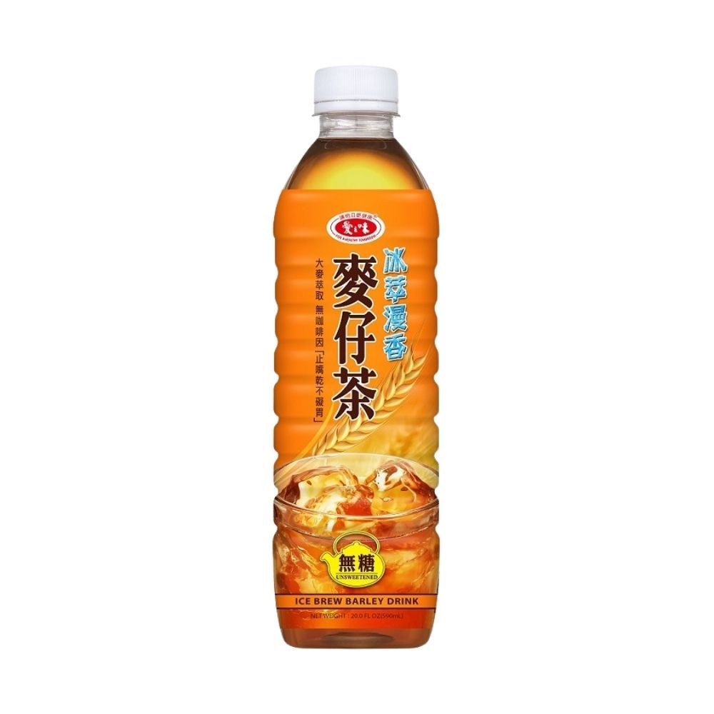 【愛之味】冰萃漫香無糖麥仔茶(590ml x 24入/箱)