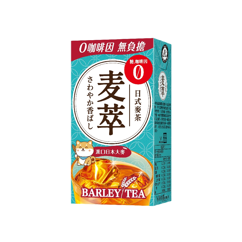 御茶園 麥萃無糖麥茶300ml (24入/箱)x3