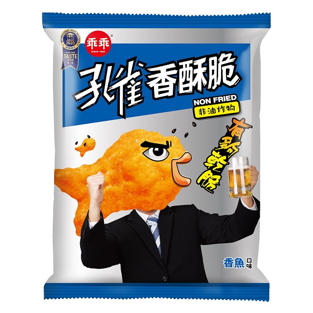 【孔雀香酥脆】香魚口味(60g*12包/箱)