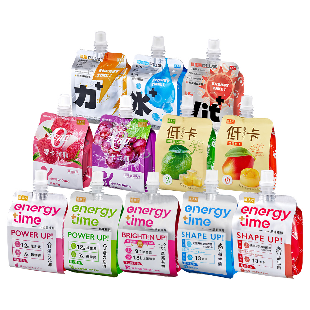 《盛香珍》Energy Time/零卡蒟蒻/低卡蒟蒻180gX6包入/盒x2