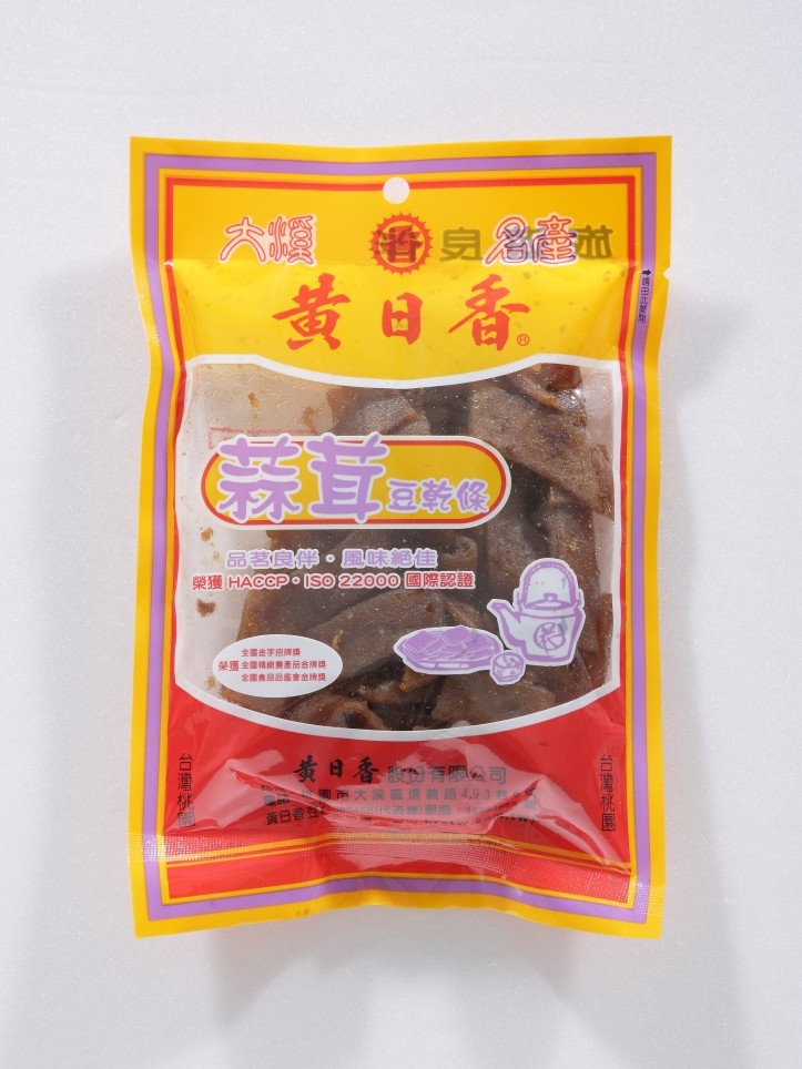 黃日香蒜茸豆乾條80G±4.5%單包