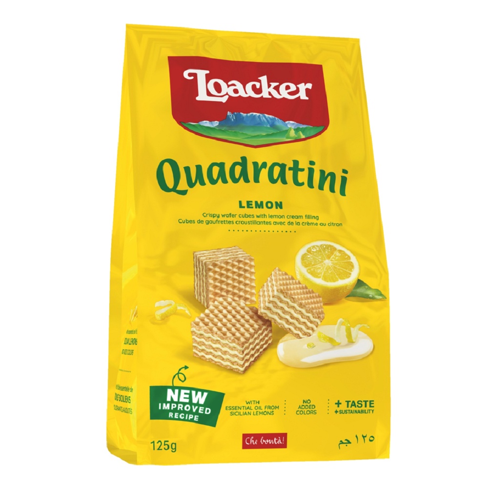 《Loacker》義大利萊佳檸檬哈斯餅(125g)