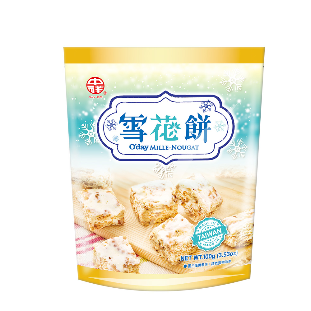 【中祥】雪花餅(100g/袋)