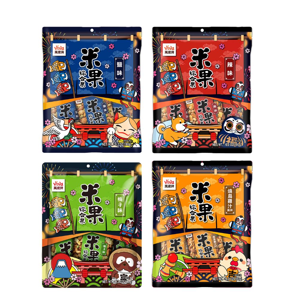萬歲牌米果綜合果系列 (口味任選)