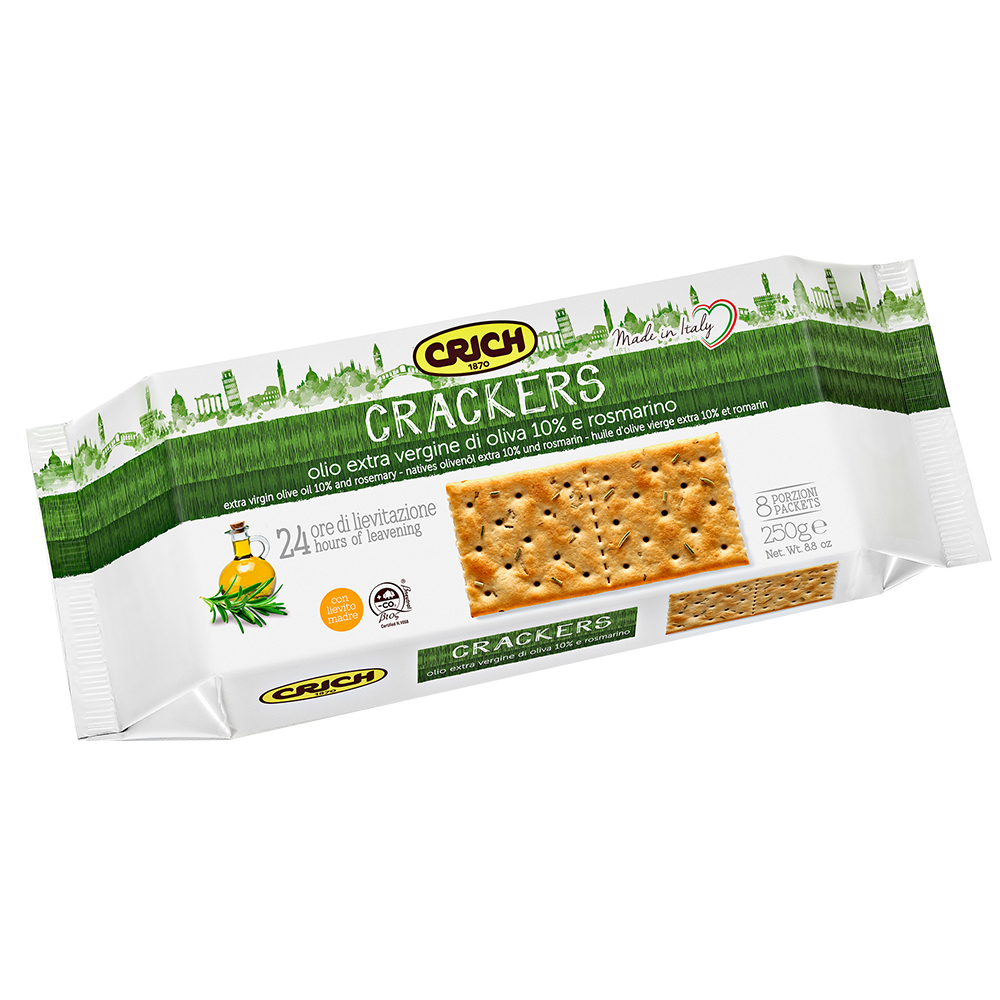 克里奇義大利橄欖油迷迭香蘇打餅250g