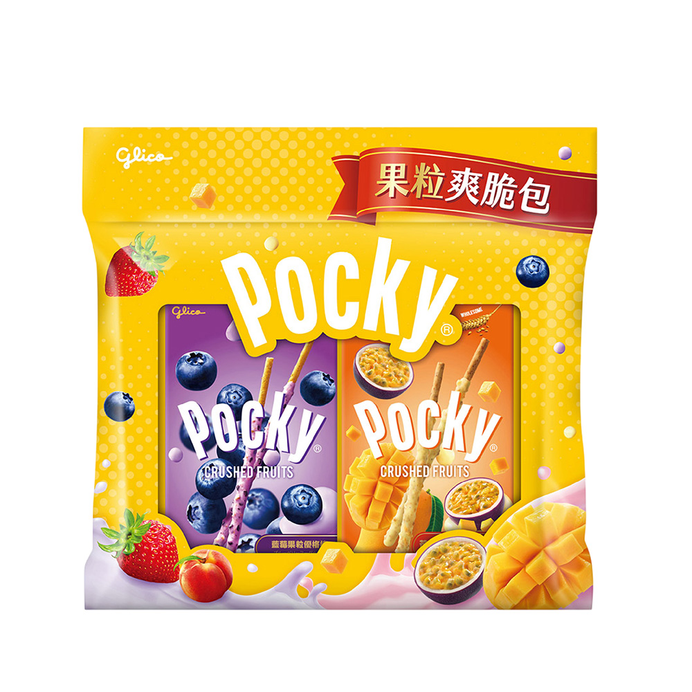 【Glico 格力高】Pocky百奇 果粒爽脆包