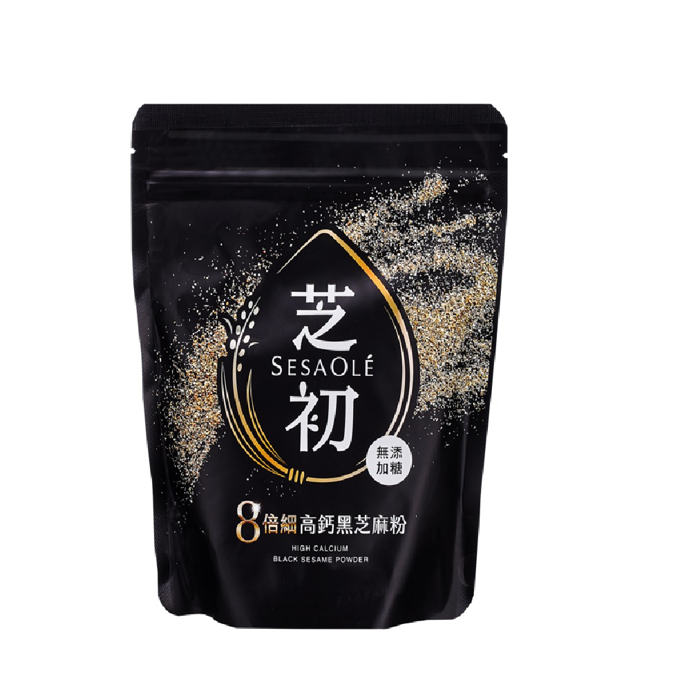 【芝初】高鈣黑芝麻粉200g x2入- 無添加 全素食