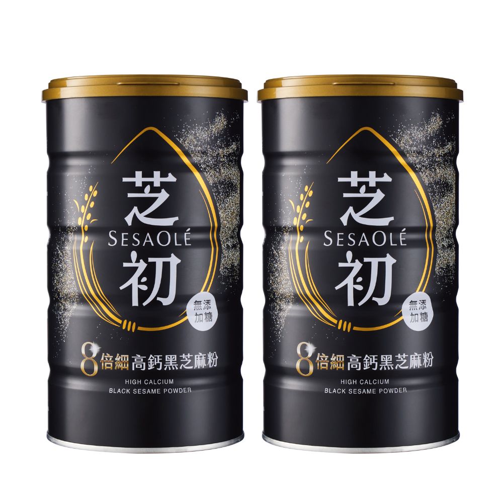 芝初 高鈣黑芝麻粉罐裝380gx2罐