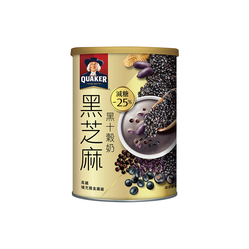 桂格 黑芝麻黑十榖奶x3罐(390g/罐)