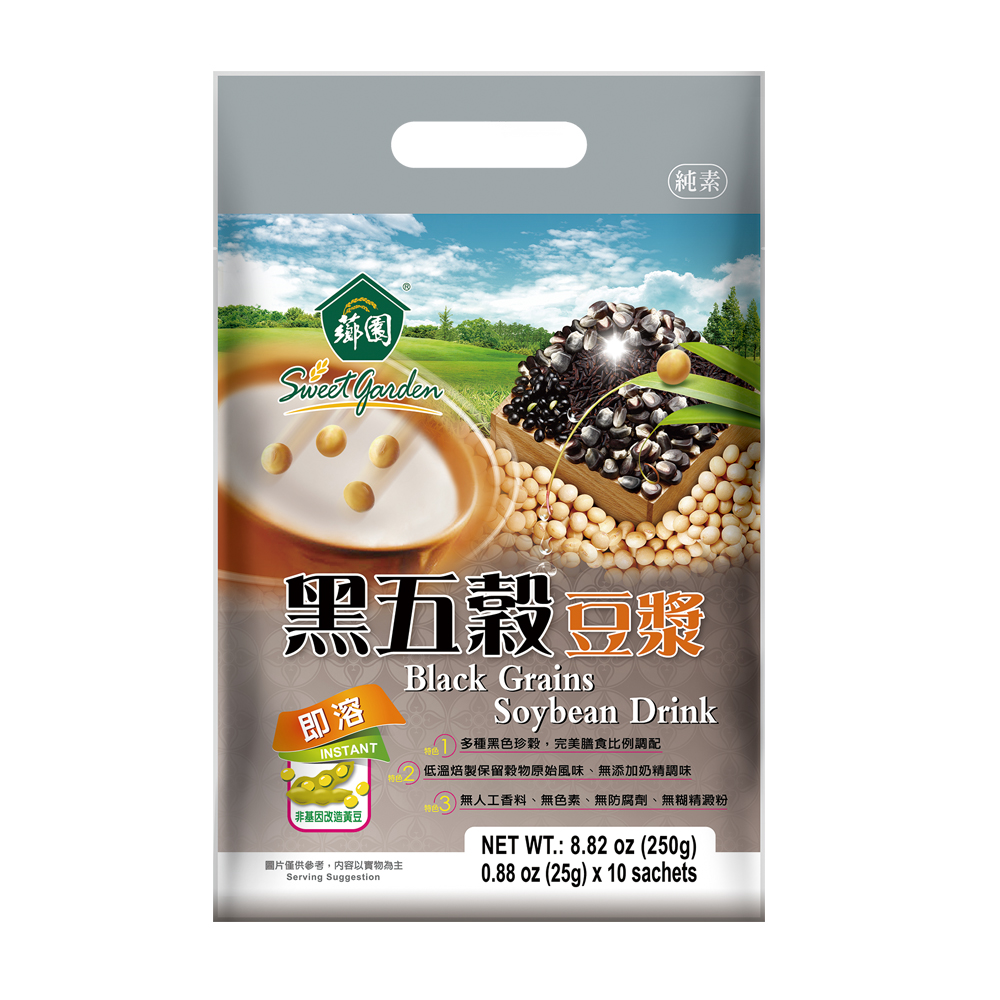 【薌園】 黑五穀豆漿(25g*10入)