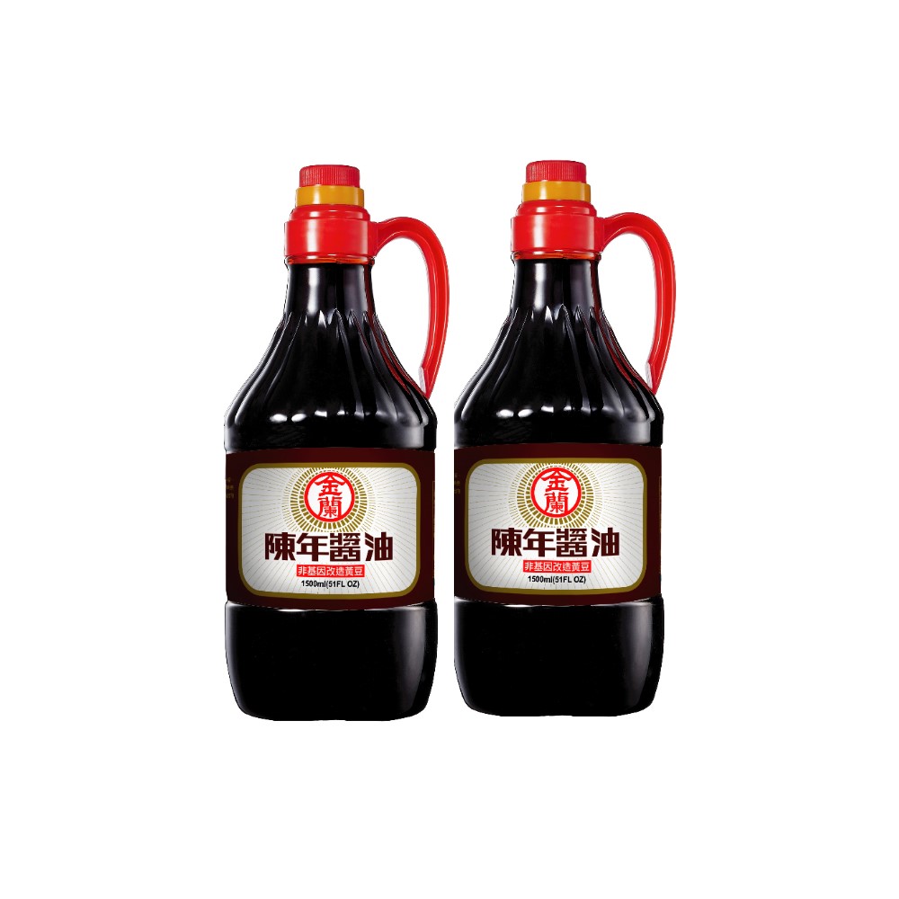 《金蘭》陳年醬油1500ml*2入組