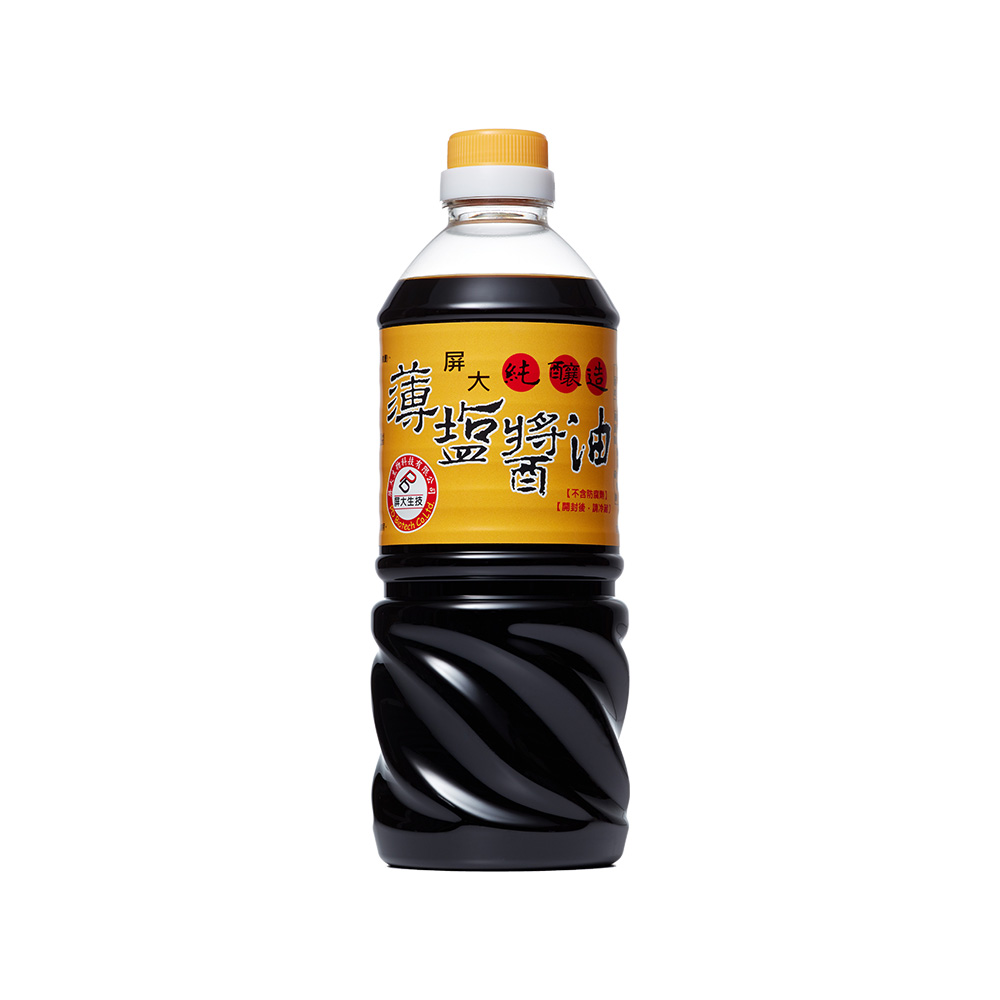 屏大薄鹽醬油710ml