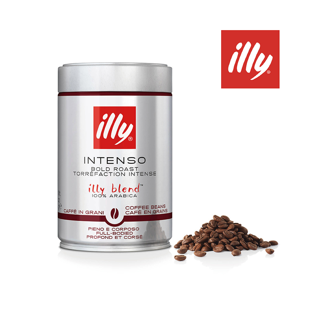 illy咖啡豆-深培250g/罐