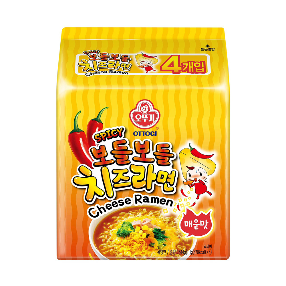 韓國不倒翁-辣起司風味拉麵(111g*4入)