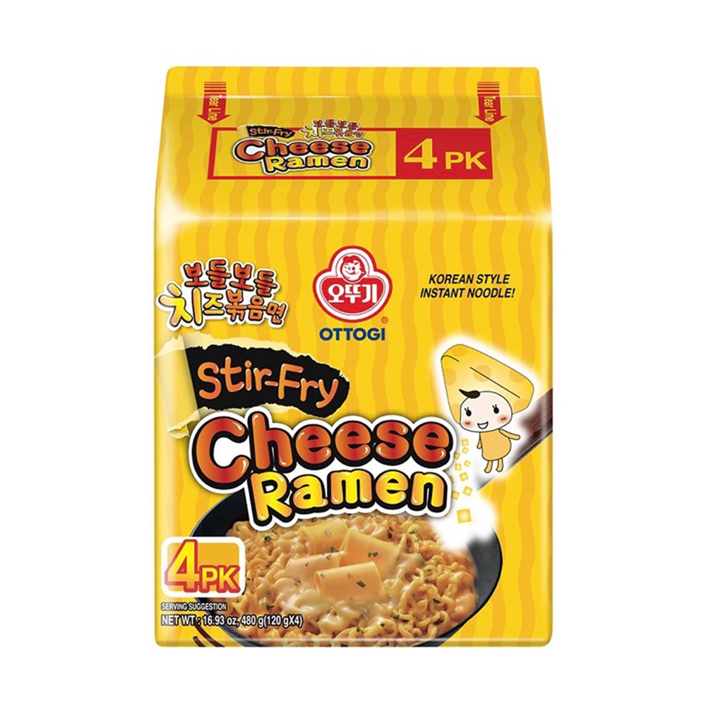 韓國不倒翁-起司風味炒麵(120g*4入)