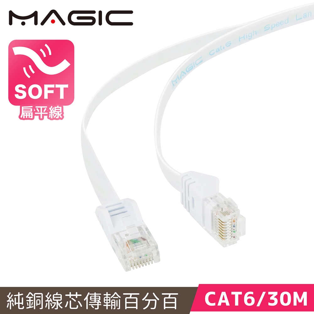 Cat.6 超薄 Hight-Speed 網路線 - 30M
