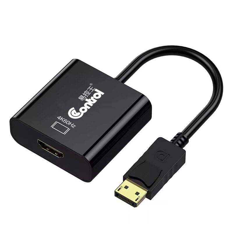【易控王】DP轉HDMI公對母轉接線 4K60Hz Displayport轉HDMI (40-717-02-02)