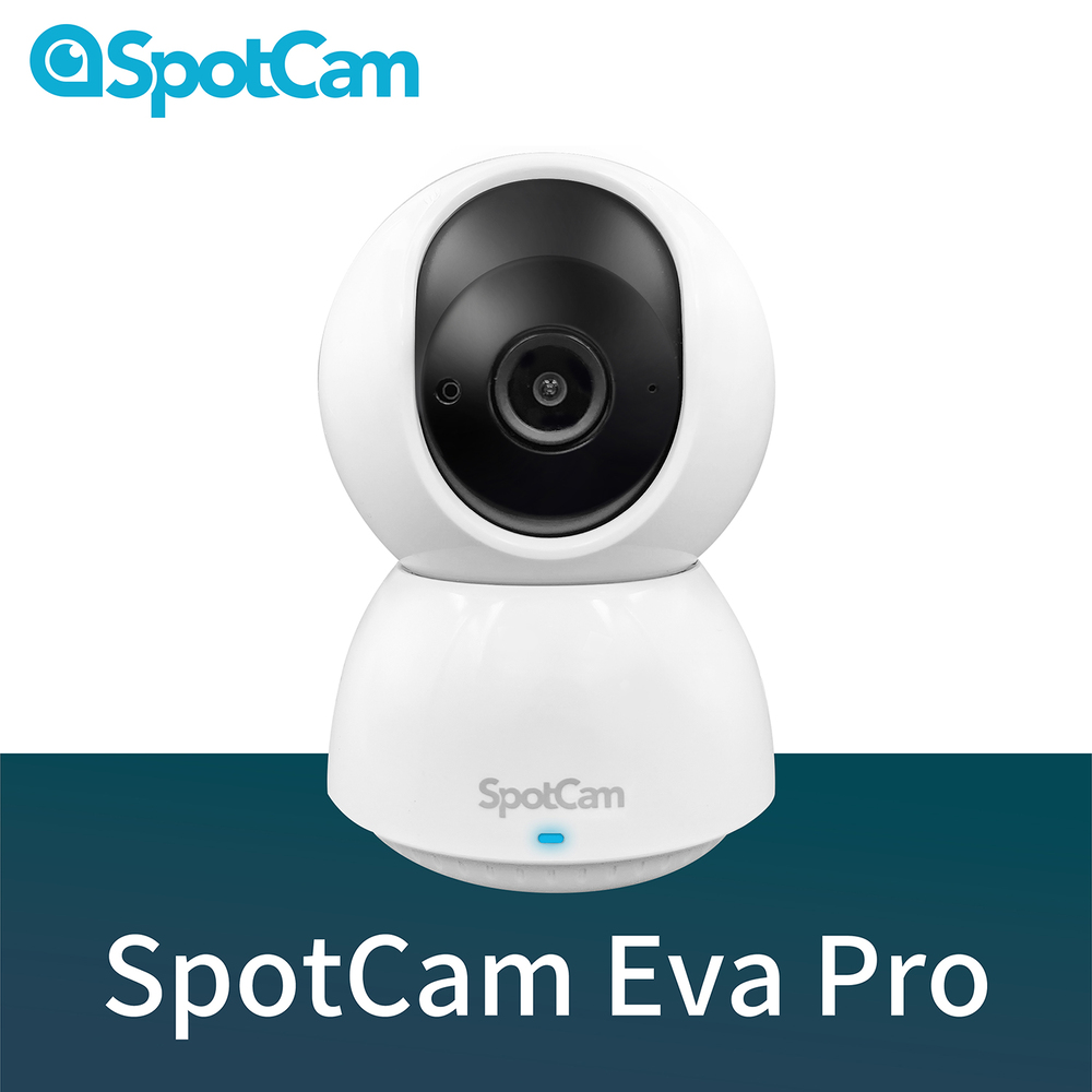 SpotCam Eva Pro 無死角自動人形追蹤 2K 網路監視器 360度旋轉 家用監視器 攝影機wifi 免記憶卡 可插網路線