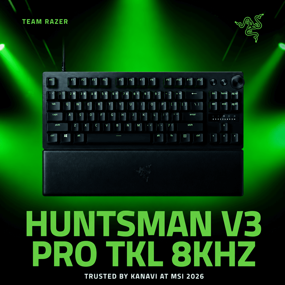 Razer Huntsman V3 Pro TKL 8K 機械式鍵盤(光軸/英文)