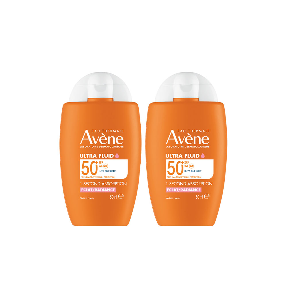 AVENE雅漾 官方直營 亮顏潤色防曬乳SPF50+ 50ml 2入