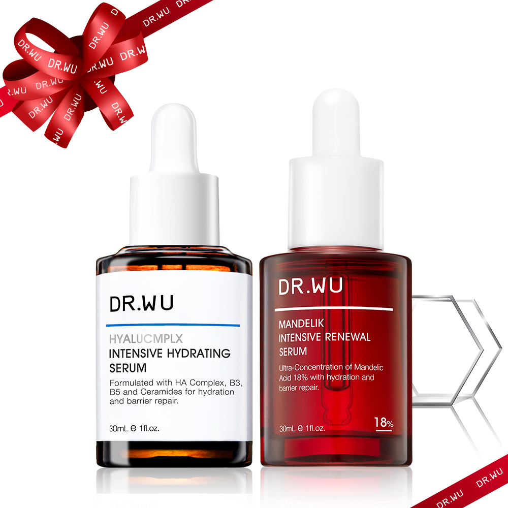 DR.WU 達爾膚 經典明星精華雙霸主(保濕精華+杏仁酸精華)