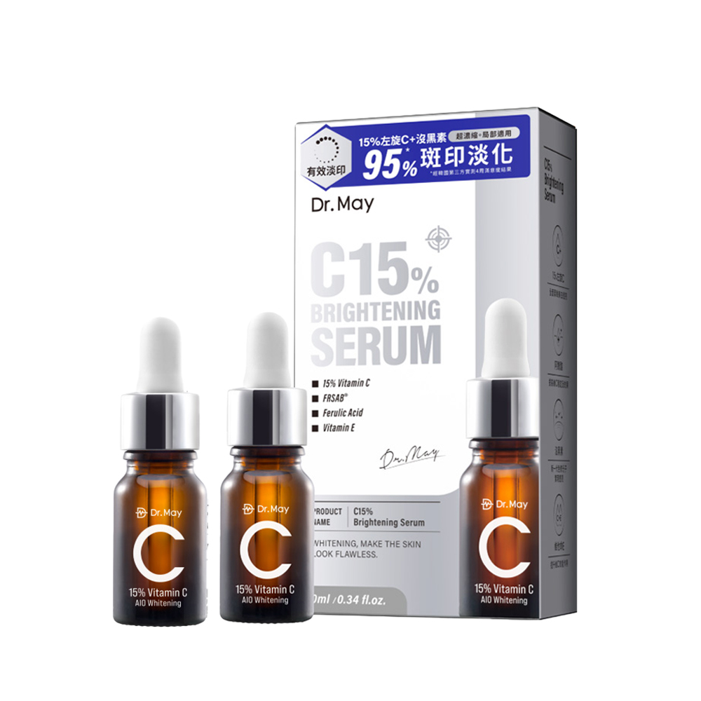 DR.MAY 美博士 專業C15%淡斑美白精華 (10ml) x2