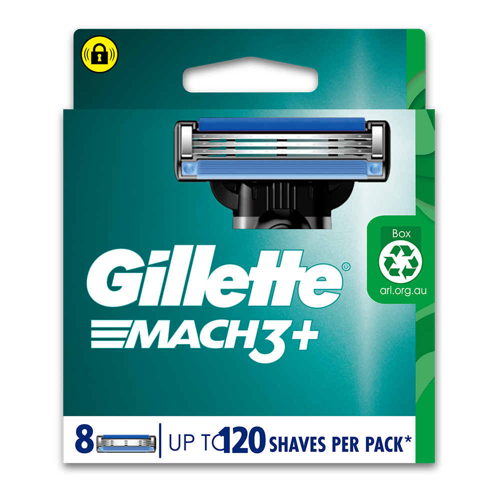 【Gillette 吉列 】Mach3 鋒速系列刮鬍刀頭 8刀組