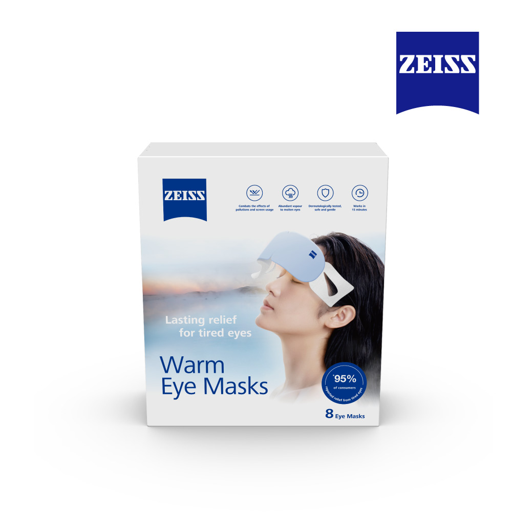 ZEISS蔡司 蒸氣眼罩 8入(可舒緩眼睛疲勞)