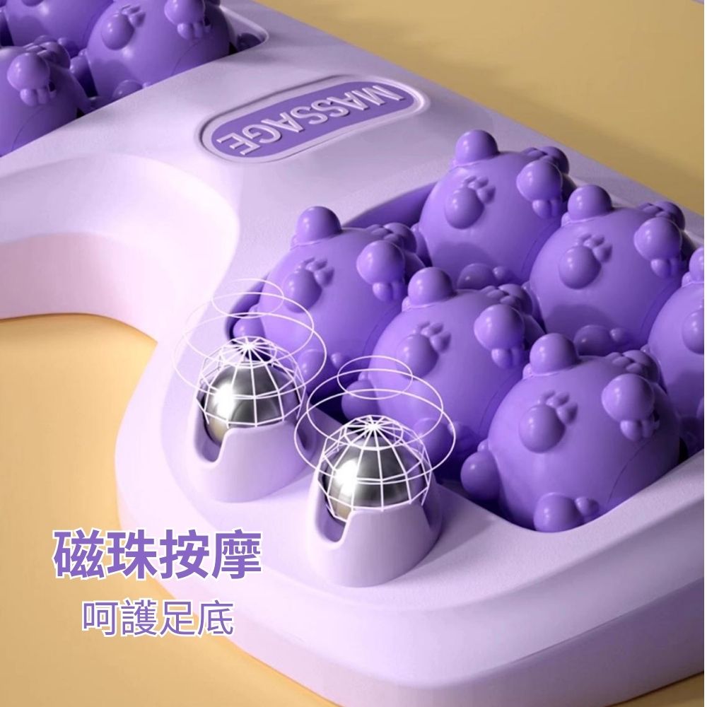 【足健康】貓爪磁石足底按摩器 2入組(腳底按摩 穴道疏通 經絡舒緩)