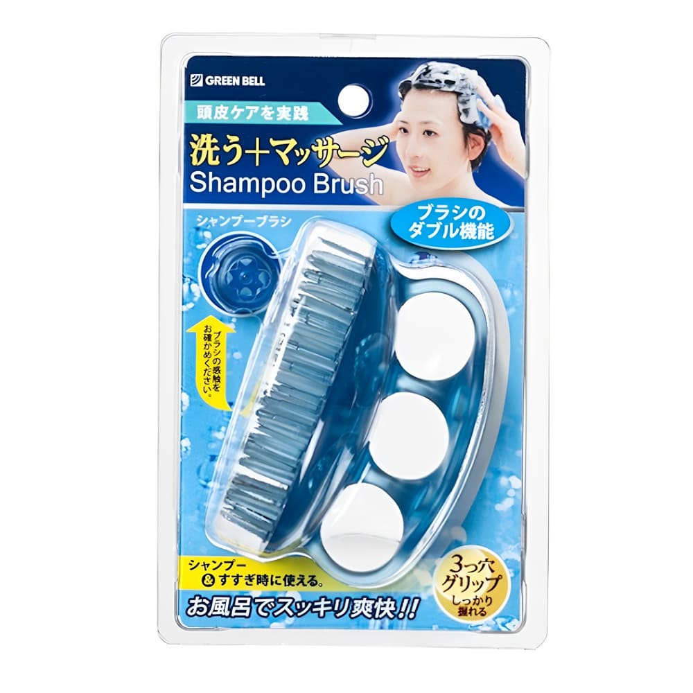 日本綠鐘GT風呂沐浴用機能型按摩洗頭刷(GT-500)