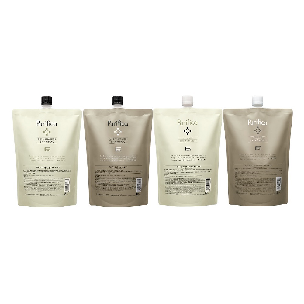 F.Aid Purifica艾淂洗護系列-洗髮精/護髮膜 補充包800mL(多款任選)