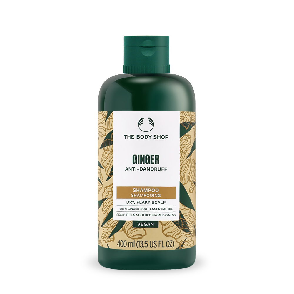 【THE BODY SHOP美體小舖】薑根鏗活調理洗髮精400ml
