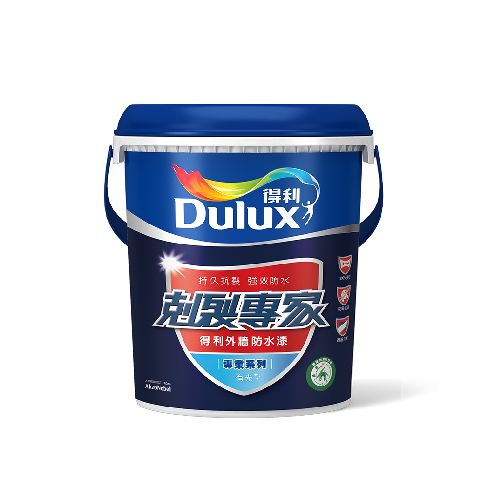 【Dulux得利塗料】A955 剋裂專家外牆防水漆(1加侖裝)