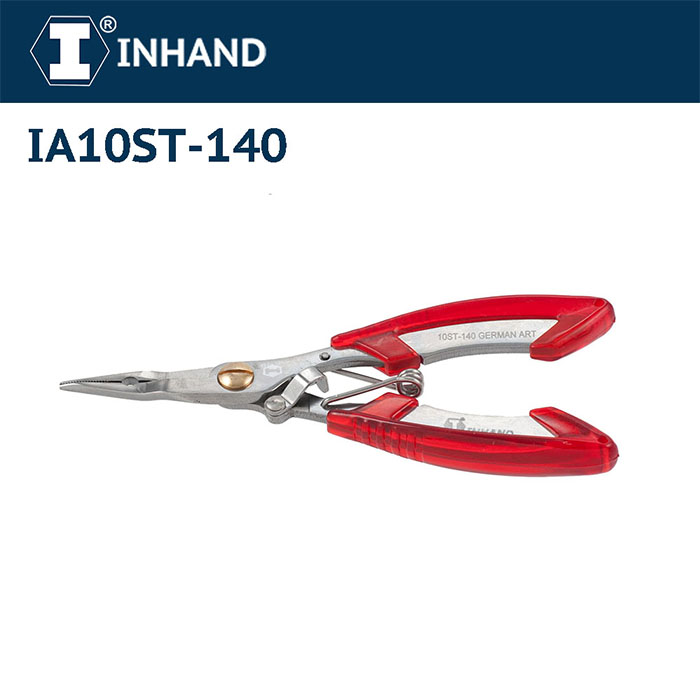 【硬漢】5"1/2頂級全白鐵歐式電子尖嘴鉗 IA10ST-140