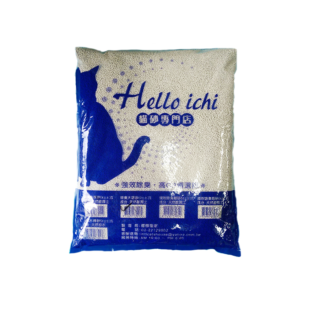 ☆國際貓家全新除臭配方貓砂☆Hello Ichi除臭大球砂10L
