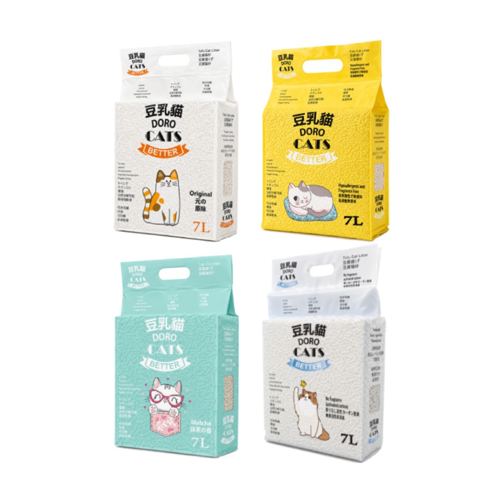 DORO CATS豆乳貓豆腐貓砂7L*6入