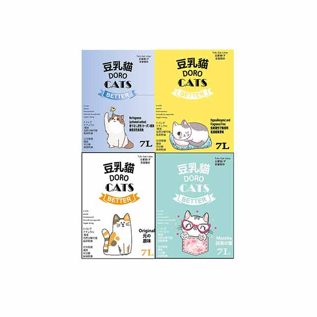 DORO CATS 豆乳貓 豆腐貓砂 6包(箱)