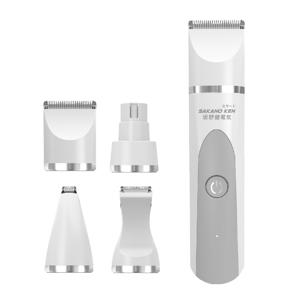 【日本SAKANO KEN 坂野健電器】多功能四合一 寵物電剪(陶瓷刀頭/寵物剪毛器/寵物剃刀/剃毛刀)