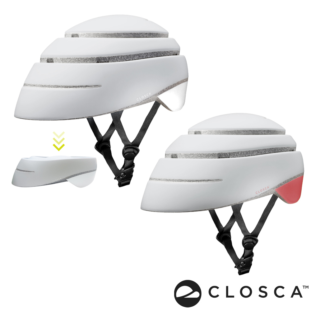 西班牙CLOSCA克羅斯卡 LOOP 單車/滑板/滑板車/電動車用折疊安全帽-M(頭圍56~58cm)