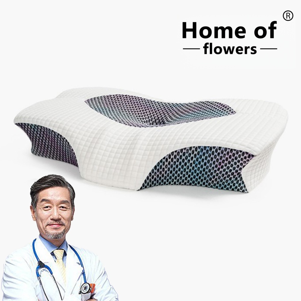 【Home of flowers】蝶形雙面記憶枕