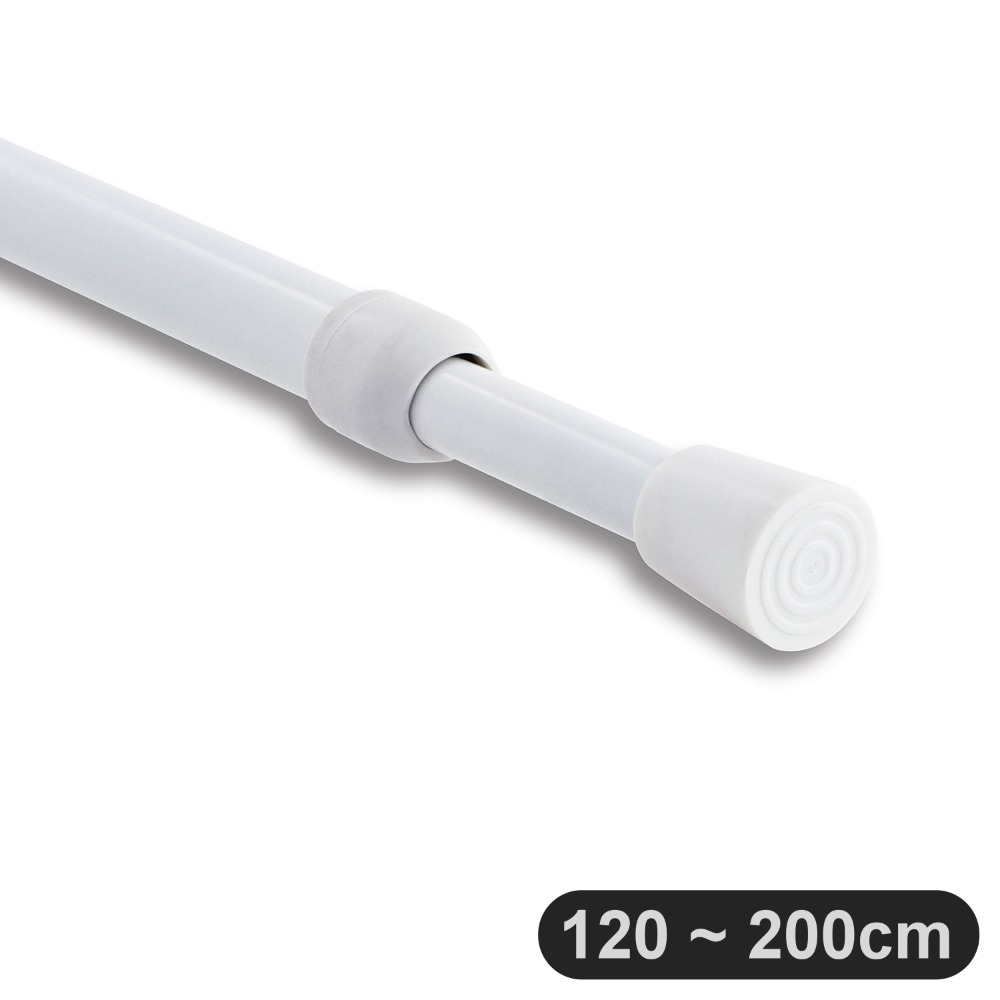 萬用伸縮桿 浴簾桿 窗簾桿 收納桿 長度可調 #T-S1013-120 (120~200公分)