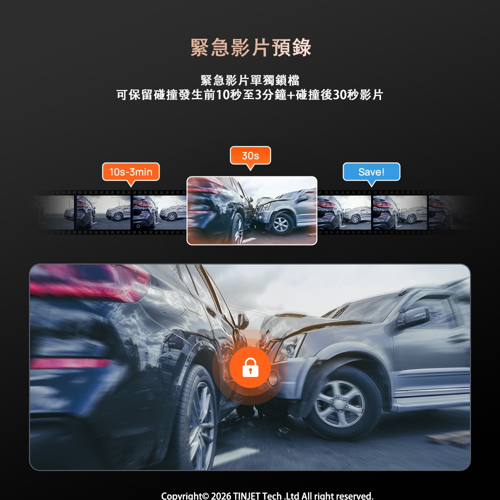 70mai 70邁 70邁 70mai 4K SONY Starvis2 IMX678 大廣角 前後雙錄智慧行車記錄器 A810S+RC24後鏡頭
