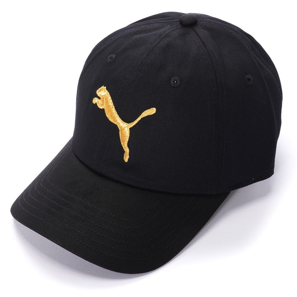 PUMA黑底金logo