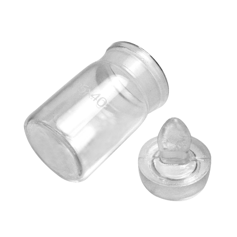 【瓶瓶罐罐】樣本瓶 量瓶 12ml 2入 稱量皿瓶 量杯 含玻璃蓋子 定量瓶 種子瓶 B-GWB2540
