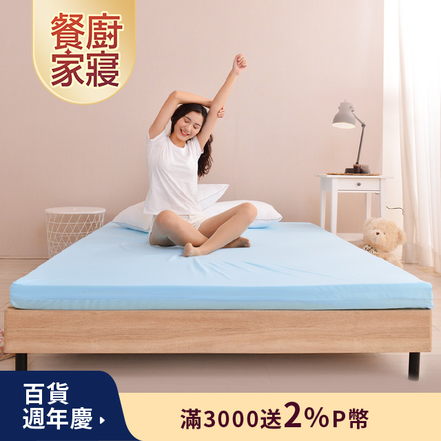 法國防蹣11cm記憶床墊-單人3尺