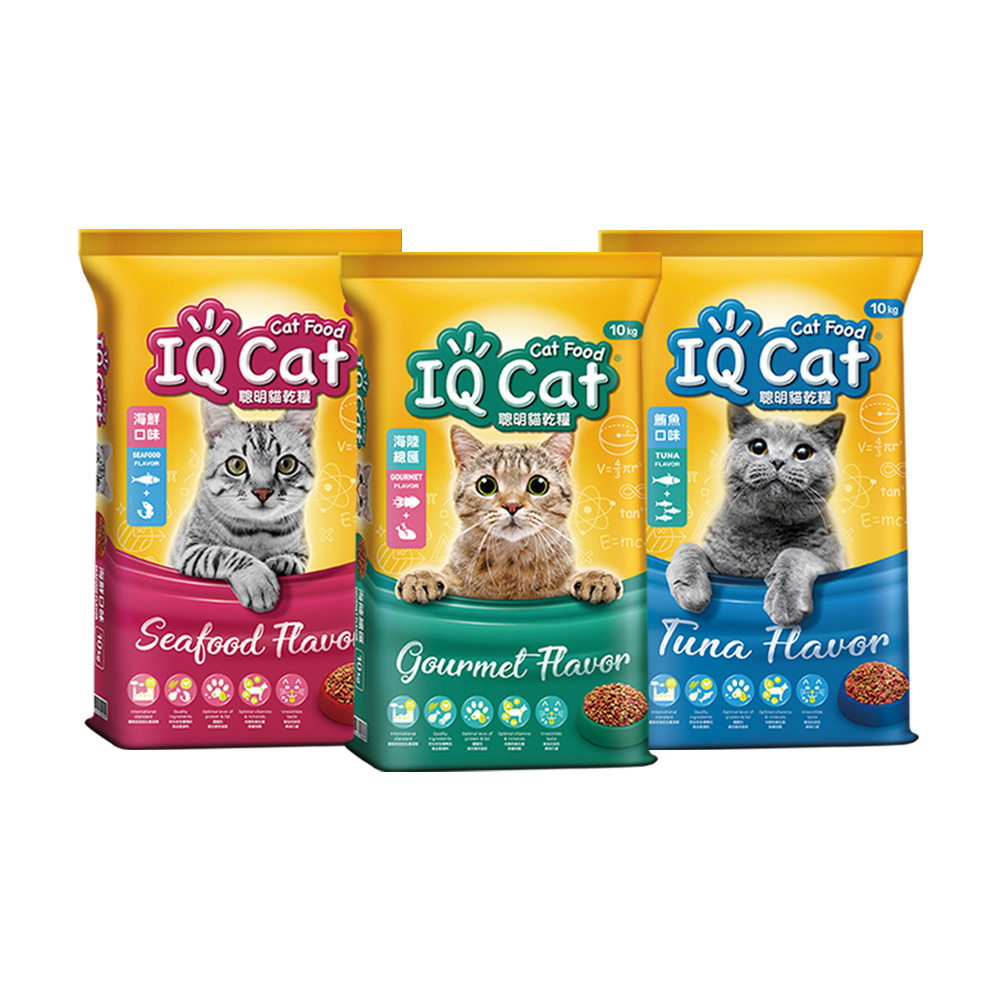 IQ Cat 聰明貓乾糧 10KG